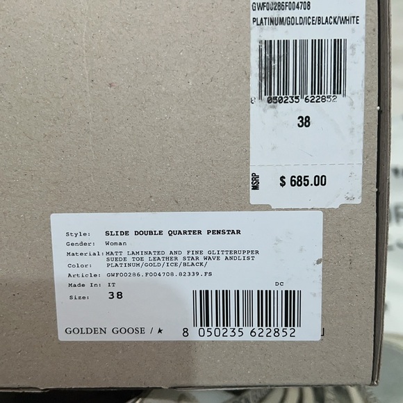 Golden Goose slide 38 100% authentic - Picture 8 of 11